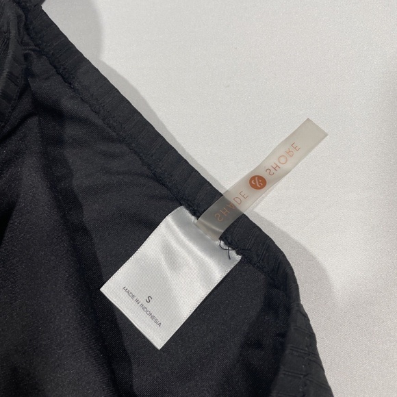 NWT Shade & Shore [ Medium ] Ribbed Cut Out One Piece Swimsuit in‎ Black - Picture 7 of 11